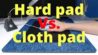 Which Mouse Pad is Better for Aiming? Hard pad vs. Cloth pad