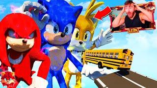 COCHES vs TEAM SONIC LA PELICULA *MUY EPICO*   TEARDOWN LEON PICARON