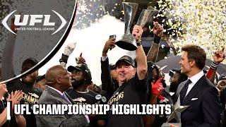 Birmingham Stallions vs. San Antonio Brahmas  UFL Championship Highlights