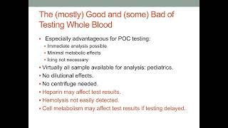 Preventing Pre analytical Errors in Critical Care Testing