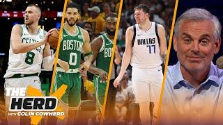 Tatum-Brown Luka-Kyrie Porziņģis highlight Colins Top 10 players in NBA Finals  THE HERD