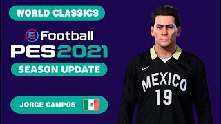 J. CAMPOS face+stats World Classics How to create in PES 2021