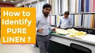 How to Identify PURE LINEN Fabric  Asli Linen ko kaise Pehchane  Guide & Explanation #linen #style