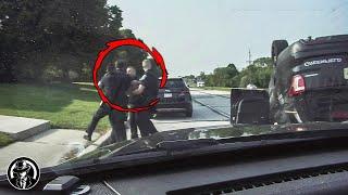 When Dumb Criminals Try to Fight Cops  Instant Karma Police