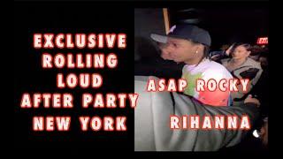 ASAP ROCKY RIHANNA ROLLING LOUD AFTERPARTY NYC 2022
