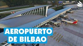 Aeropuerto de Bilbao LEBB Ein schöner und kleiner Flughafen an der Küste Spaniens