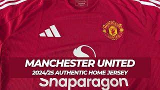 Manchester United Authentic Home Jersey - 202425 Review