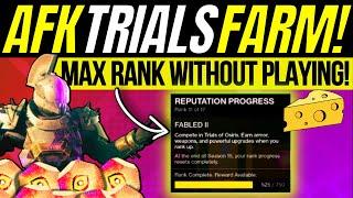 Get MAX RANK Without PLAYING Easy FREE LOOT & Flawless LOSS Protection Trials Of Osiris Destiny 2