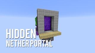 Redstone Hidden Nether Portal Tutorial