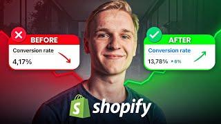 How To Get A 6-7% Conversion Rate For Your Shopify Store Step By Step