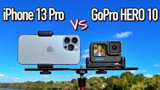 GoPro HERO 10 Black VS iPhone 13 Pro Camera Comparison
