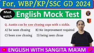 MOCK Test Based on PYQs  English With Sangita Maam  #WBP #KP #SSCGD #CHSL #MTS