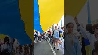 Вишивана Хода 2024 - Ukrainians celebrate International Embroidery Day Toronto #shorts