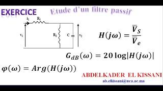 Exercice  Filtre Passif