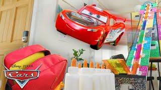 Lightning McQueen’s Back to School Stunt Jump Showdown  Pixar Cars