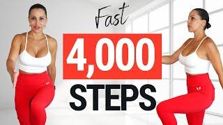 FAST 4000 Step Challenge  20 Min Walking Workout  Low Impact Cardio At Home