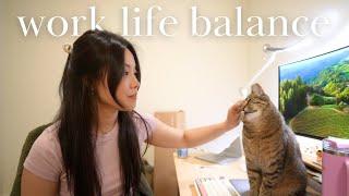 Work-Life Balance in my 20s  maintaining relationships work updates going through a creative rut