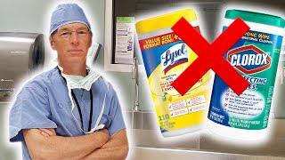 Surgeon warns STOP PANIC BUYING toxic disinfectant WIPES 