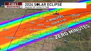 The Path of Totality Parts of Ohio will see the full eclipse in April