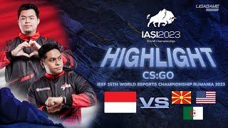 PERJUANGAN TIMNAS CSGO INDONESIA BERLAGA DI IESF WORLD ESPORTS CHAMPIONSHIP RUMANIA 2023