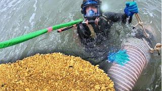 Dredging a Gold-Rich Quartz Vein Under Alaskas Bering Sea  1 OZT AN HOUR