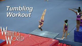 Tumbling Workout  Floor Exercise  Whitney Bjerken