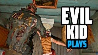 Evil Kid drowned her in the toilet - Friday the 13th the game