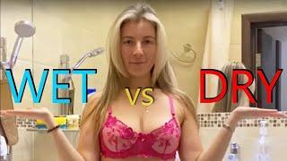 Shower With Me Try On Haul WET VS DRY