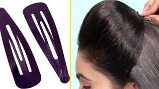 Very easy hairstyle for wedding Puff hairstyle for long hairHair style girl simple and easy