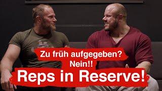 REPS IN RESERVE  Youtube SCHWACHsinn?  Trainieren bis zum Muskelversagen?