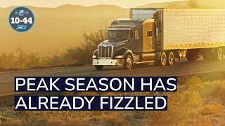 Peak trucking season is experiencing a new low