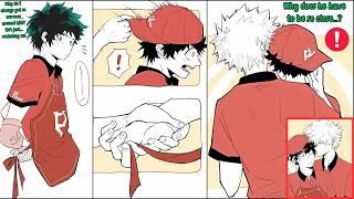 Bakudeku - Bakudekus First Day at Work Pizza Delivery or Secret Date? ️  English Comic Dub