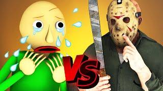 BALDI REMASTERED vs JASON from FRIDAY 13 - THE MOVIE All Episodes Compilation 3D Animation Cartoon