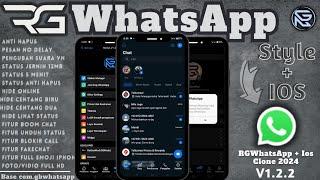 RGWhatsApp + IOS Terbaru 2024  WhatsApp Mod Terbaru 2024  WhatsApp RG Terbaru 2024  V1.2.2