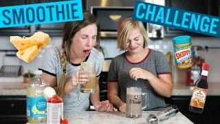 DISGUSTING SMOOTHIE CHALLENGE - with Cassie Hollister