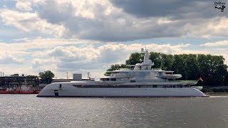 4K  New Mega Yacht EXCELLENCE back from first Seatrail - Abeking and Rasmussen