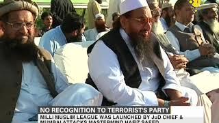 Pakistan rejected registration of Milli Muslim League as an official political party