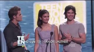 Йен Сомерхалдер Нина Добрев и Пол Уэсли на Teen Choice Awards 2011