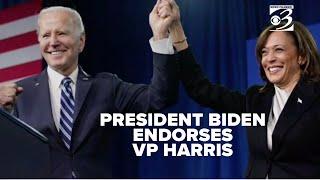 President Biden exits race endorses VP Kamala Harris to run against former president Trump