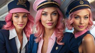   ai lookbook 19  Fascinating beauty cosplay collection stewardess