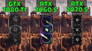 GTX 1080 Ti vs RTX 2060 Super vs RTX 2070 Super In 10 Games 2023 1440p