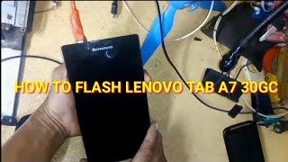 HOW TO FLASH LENOVO TAB 2 A7-30GC TUTORIAL COMPUTER  LAPTOP 2020 tagalog