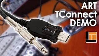 The easiest way to connect your electric guitar to your computer? ART TConnect