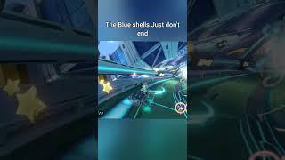 The Blue Shell Only Experience on Big Blue 200cc. Mario Kart 8 Deluxe Custom Item Lobby #shorts