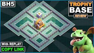 NEW BEST Builder Hall 5 Base COPY Link 2023 COC BH5 Trophy Base - Clash of Clans