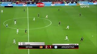España vs Argentina 6-1 partido completo  FULL HD 032718.