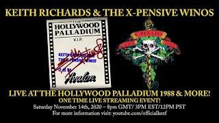 Keith Richards & The X-Pensive Winos – Live at the Hollywood Palladium 1988