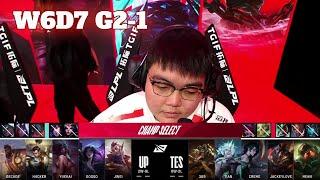 UP vs TES - Game 1  Week 6 Day 7 LPL Spring 2024  Ultra Prime vs Top Esports G1