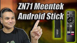ZN71 Meentek Android TV 4K TV Stick Setup  FireTV Stick with Android TV