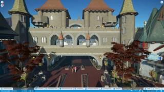 Planet Coaster  WoGs Small Worlds - Ep. 6 - Pont dentrée Pipshot Water Monorail